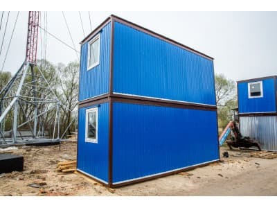 Модульный вагончик двухэтажный 04 Модульный вагончик двухэтажный 04