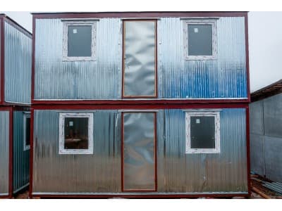 Модульный вагончик двухэтажный 05 Модульный вагончик двухэтажный 05