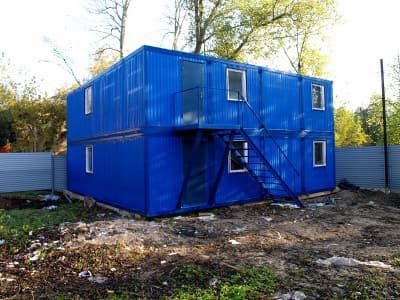 Блок-контейнер под штаб строительства - 03 Блок-контейнер под штаб строительства - 03